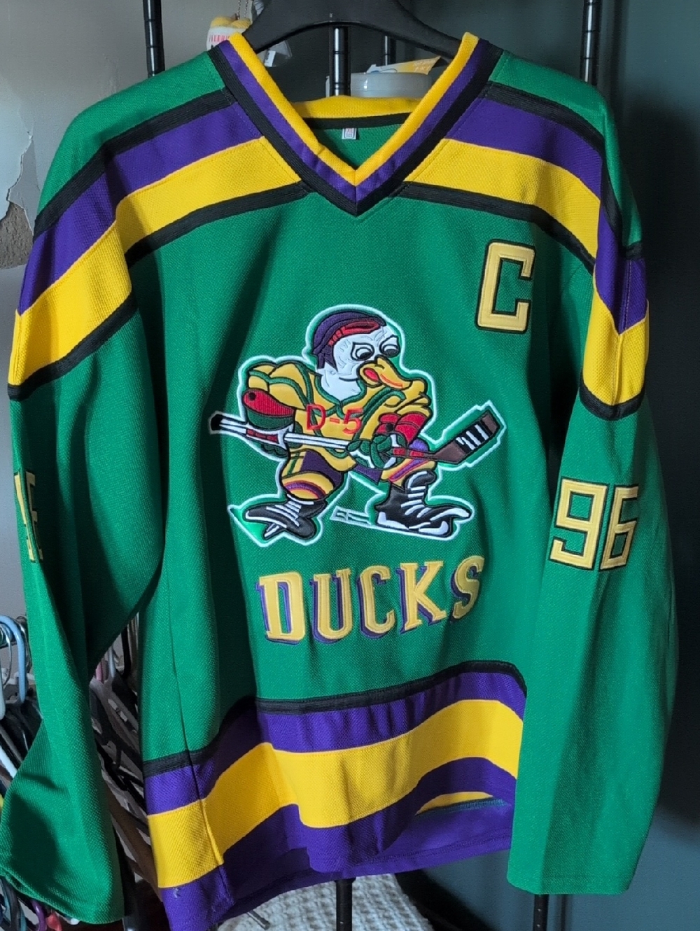 mighty ducks hockey jersey